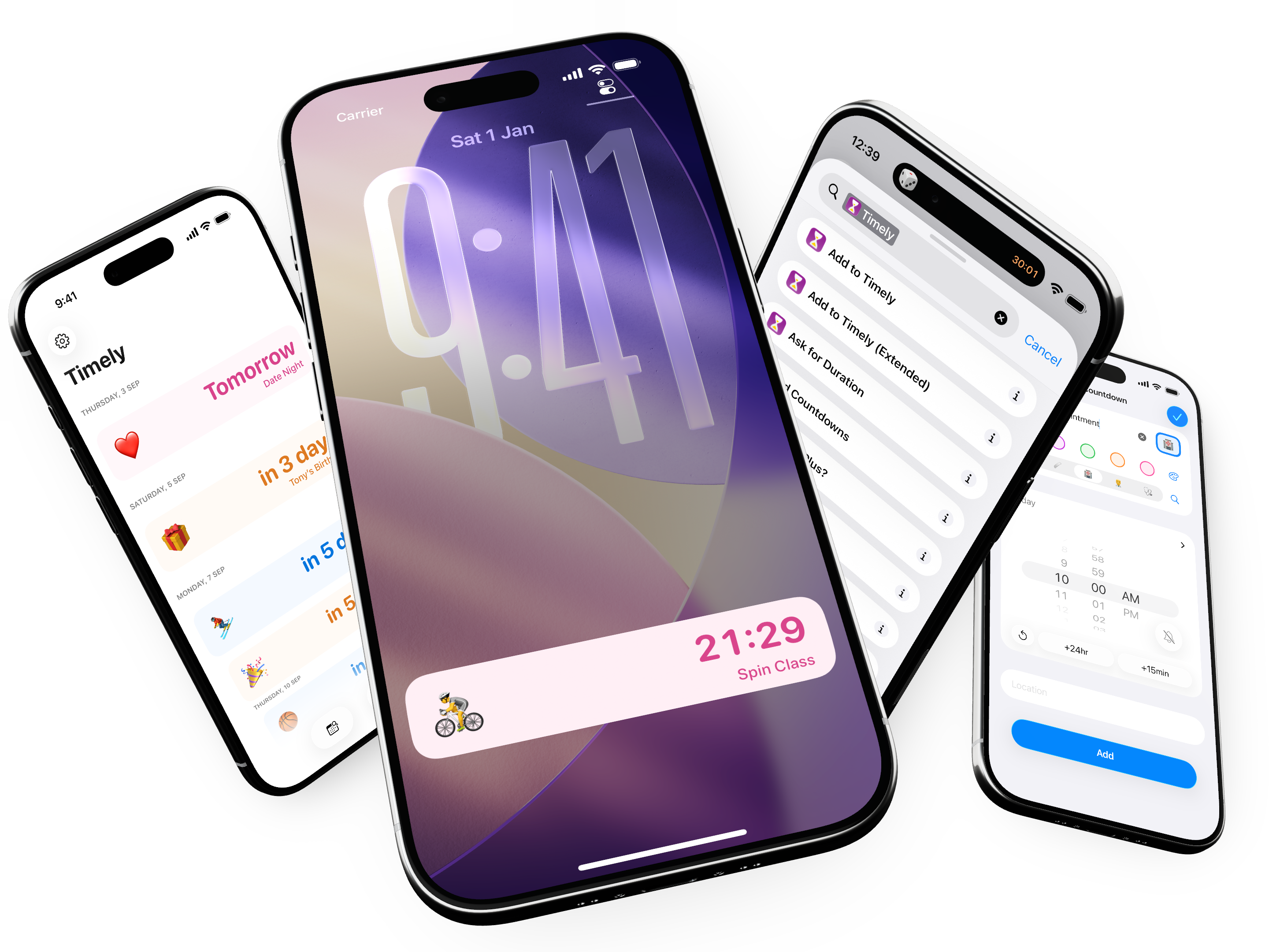 Timely countdowns on iPhone, Lock Screen, and Shortcuts