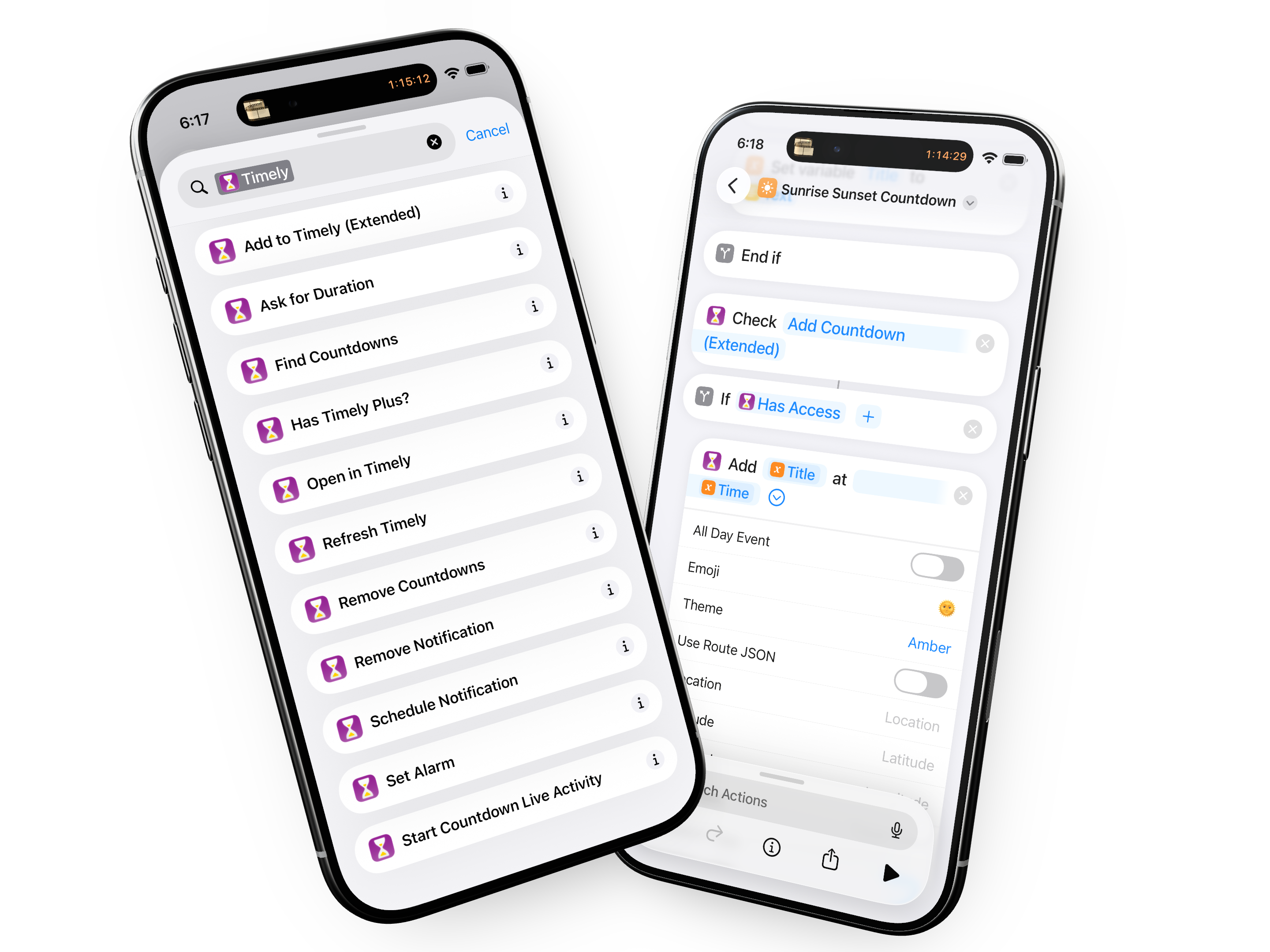 Timely actions in the Shortcuts app